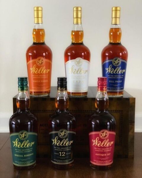 complete set of weller bourbon for sale