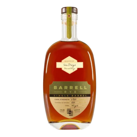 Barrell Craft Spirits Single Barrel Rye #V901 Selected By SDBB