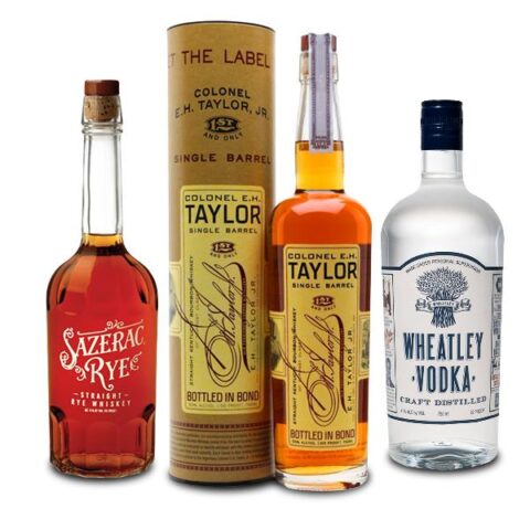 Colonel E.H Taylor Single Barrel Exclusive Store Pick + Wheatly Vodka + Sazerac Rye