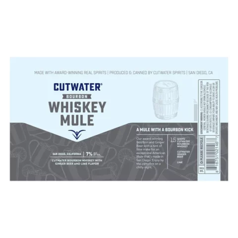 Buy Cutwater Bourbon Whiskey Mule 4PK Online